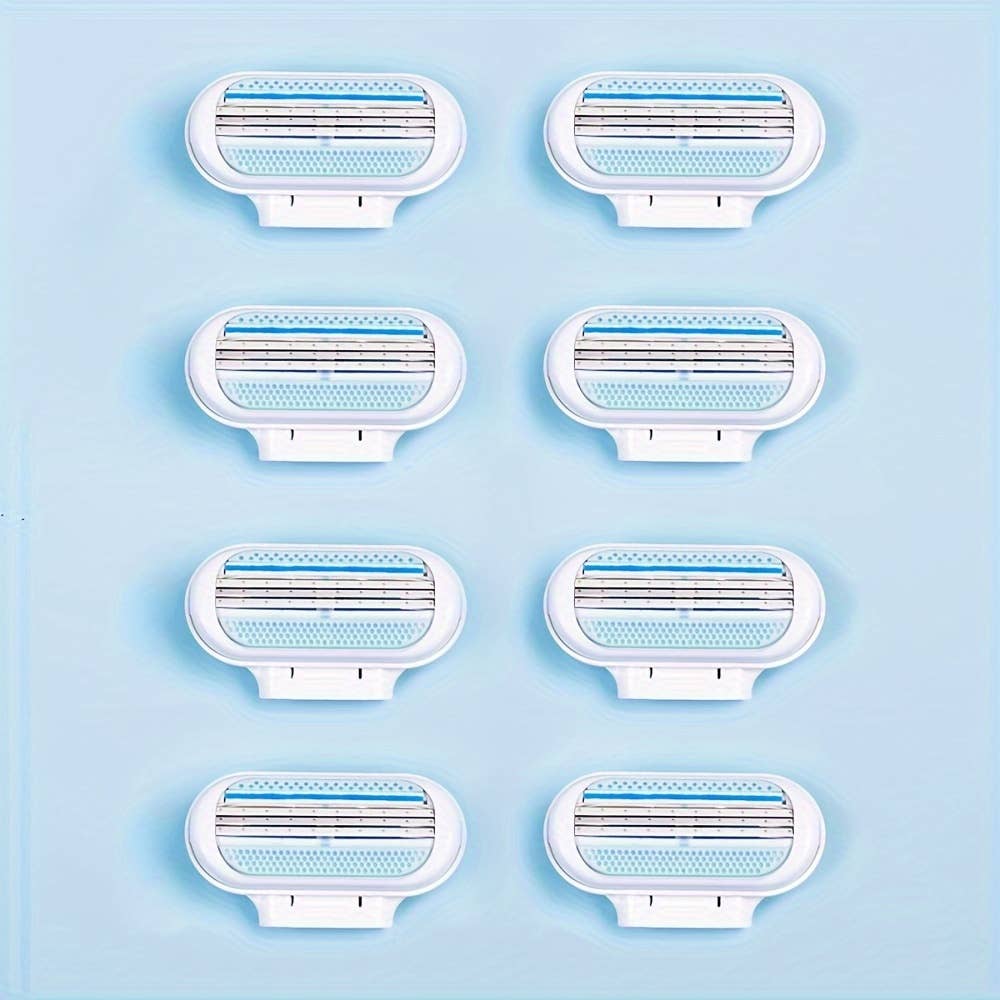 Shop Celino – Engroshandel Barberskraber – Kvinders manuelle hårfjerningsværktøj, 1 håndtag + 8 klinger, plet5