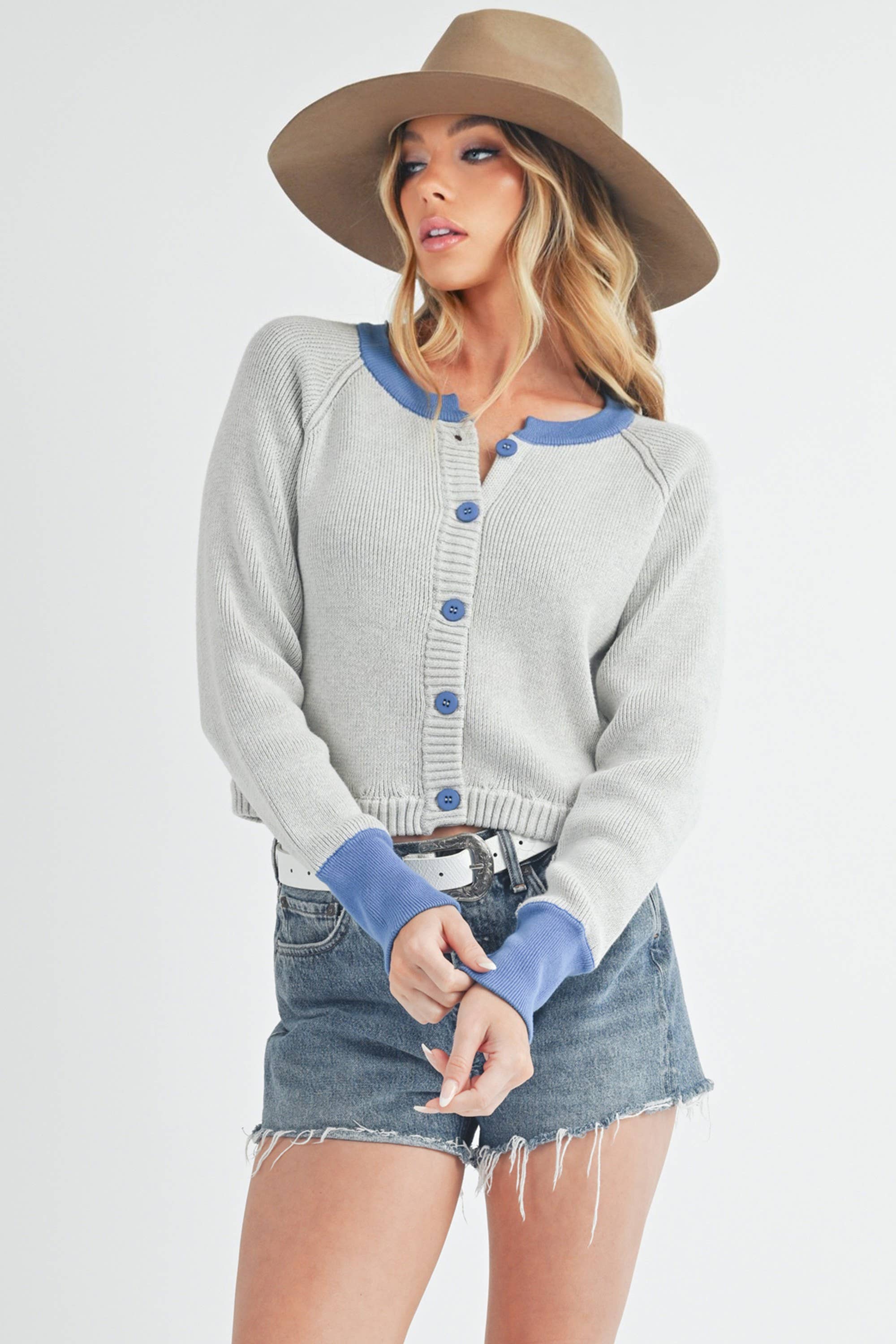 AEMI + CO - Wholesale Cardigan - Women's - 3219EK Meadow Sweater Cardigan 50