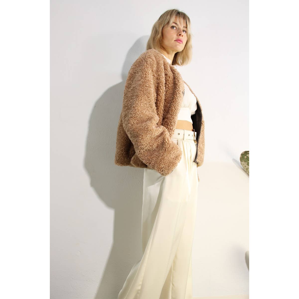 BROWN TONE TEDDY BEAR JACKET  for wholesale on Faire7