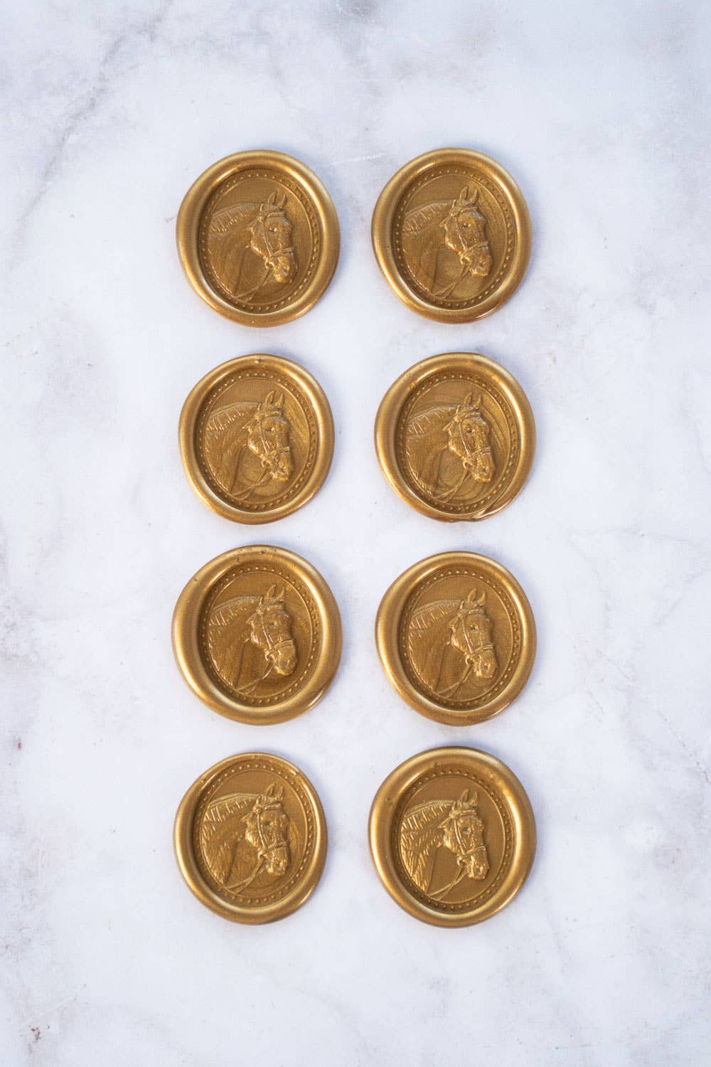 Danielle Demers Studio - Wholesale Sealing Wax - Horse Head Wax Seals, Boxed Set of 8, Available in 9 colors6