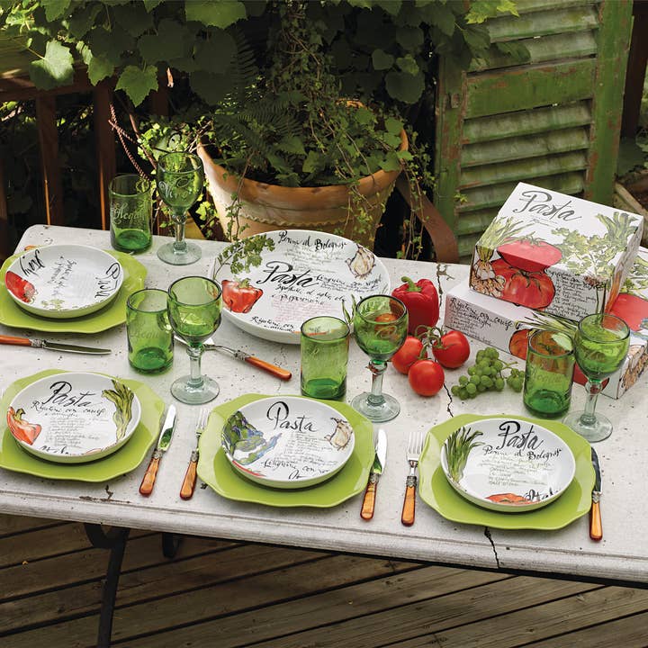 Rosanna - Vendita all'ingrosso Ciotola per condimenti/salse - Set di 4 piattini per intingere pasta italiana1