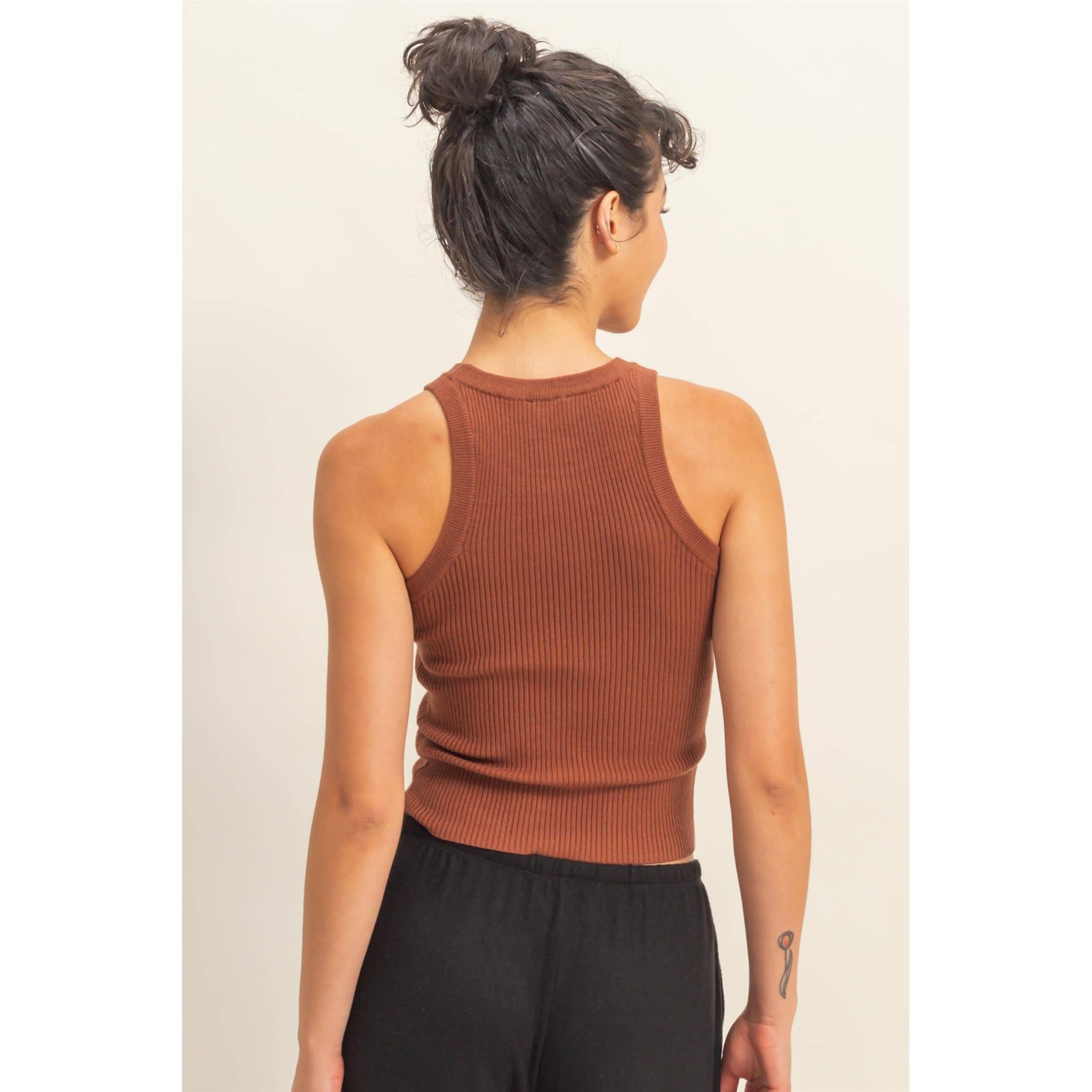 Double Zero - Wholesale Tank Top - Women's - Ribbed Knit Tank Top14