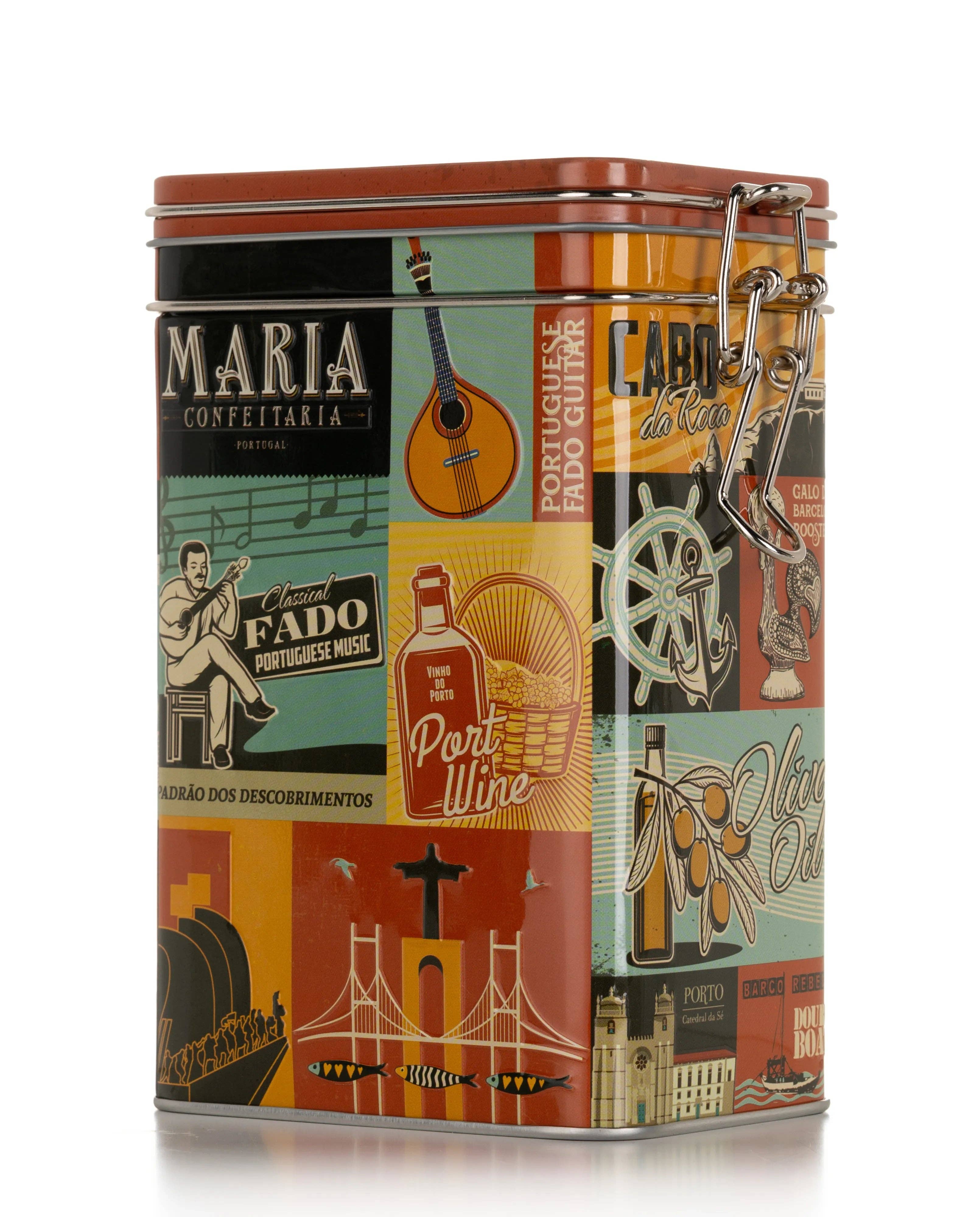 Maria Confeitaria - Venta al por mayor Galletas - Lata de galletas artesanales « Portugalia » Maria Confeitaria 150 g1