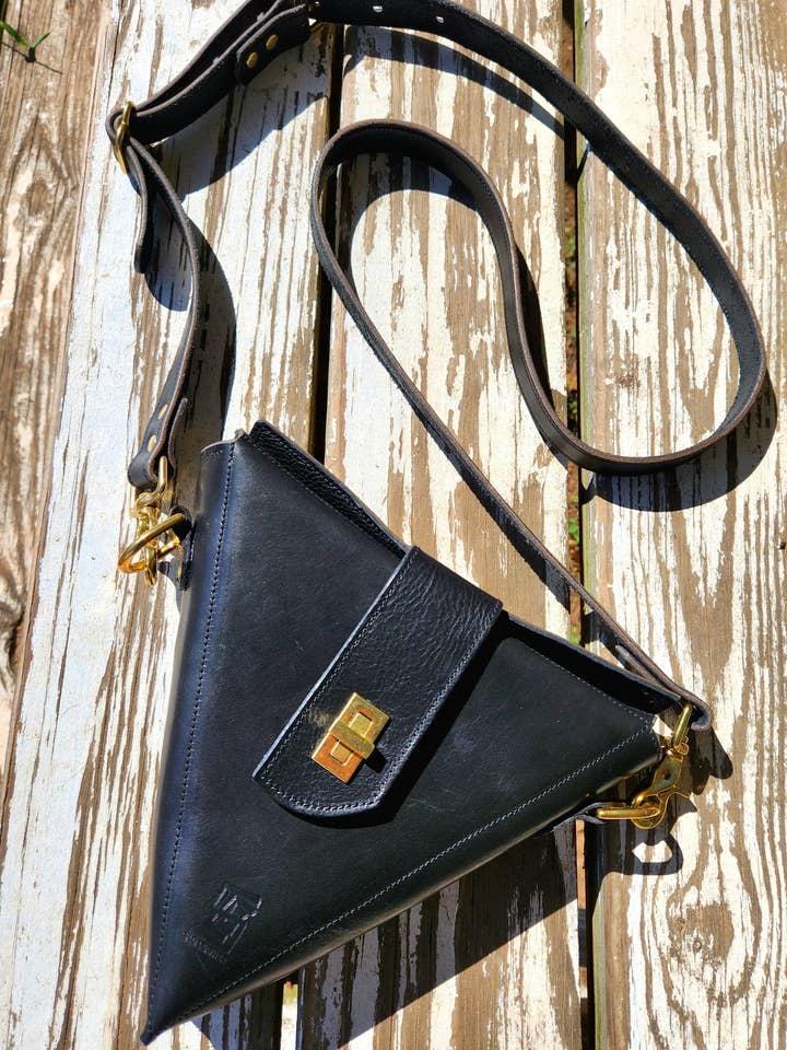 Triangle Bag for wholesale by SLG Leather & Haberdashery