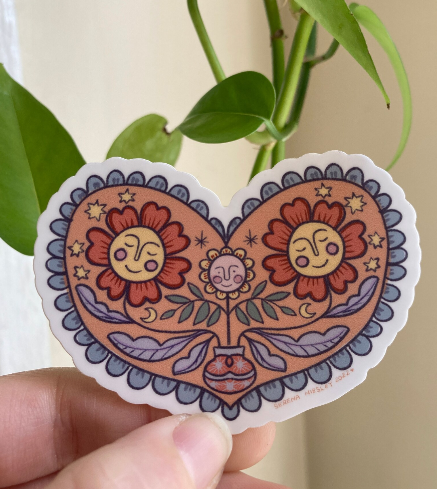 Serena Niesley - Wholesale Sticker - Happy Folk Stickers1