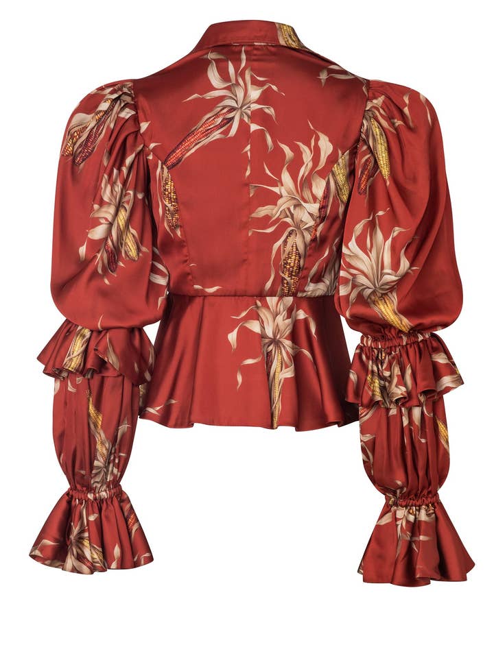 Broza Röd Blus för wholesale av Manifiesto