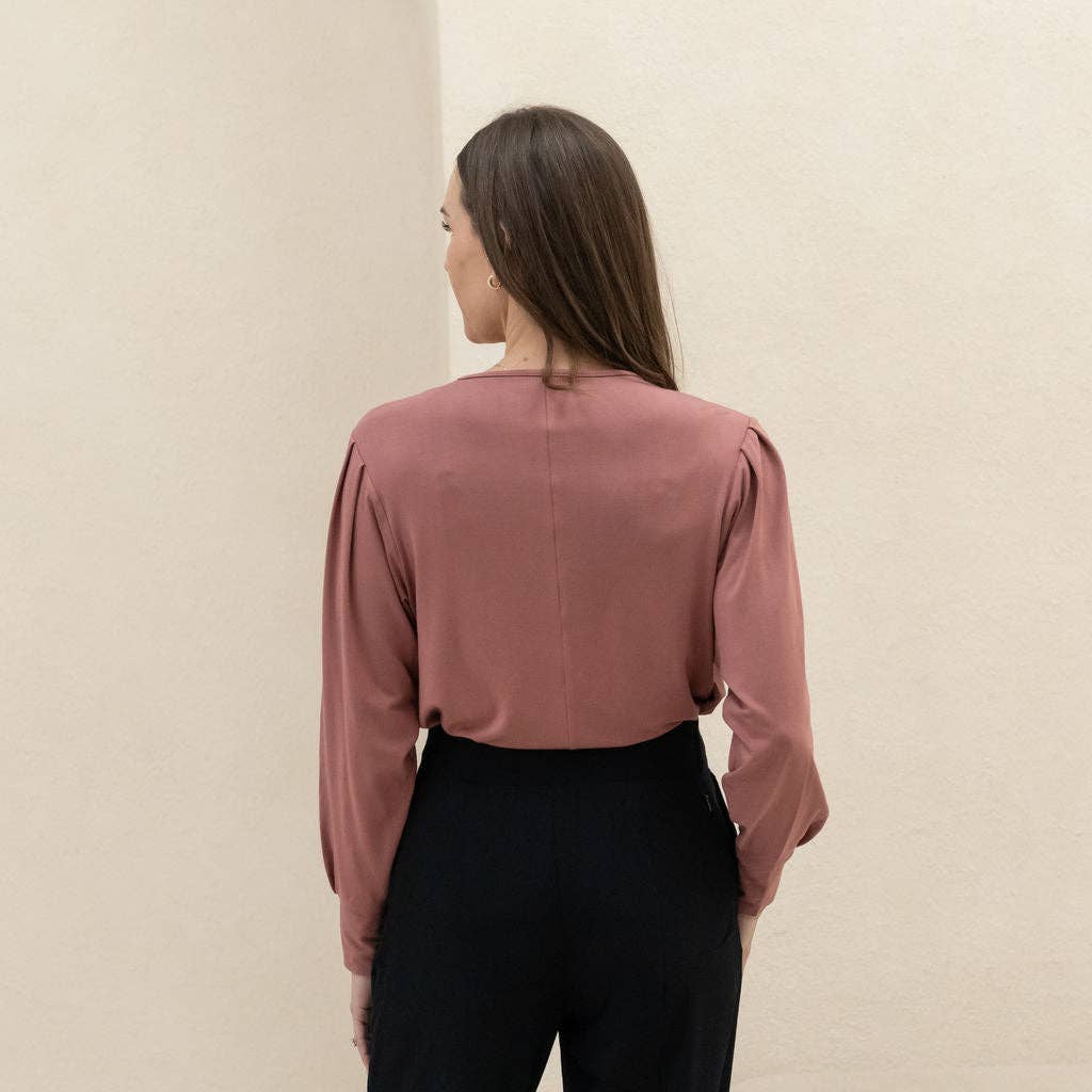 Encircled - Wholesale Blouse - Women's - The Comfy Blouson Top25