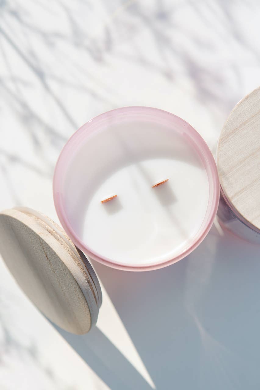 Mystic Grassroots - Wholesale Jar/Filled Candle - Jasmine + Sandalwood Luxury Candle - 10 oz1