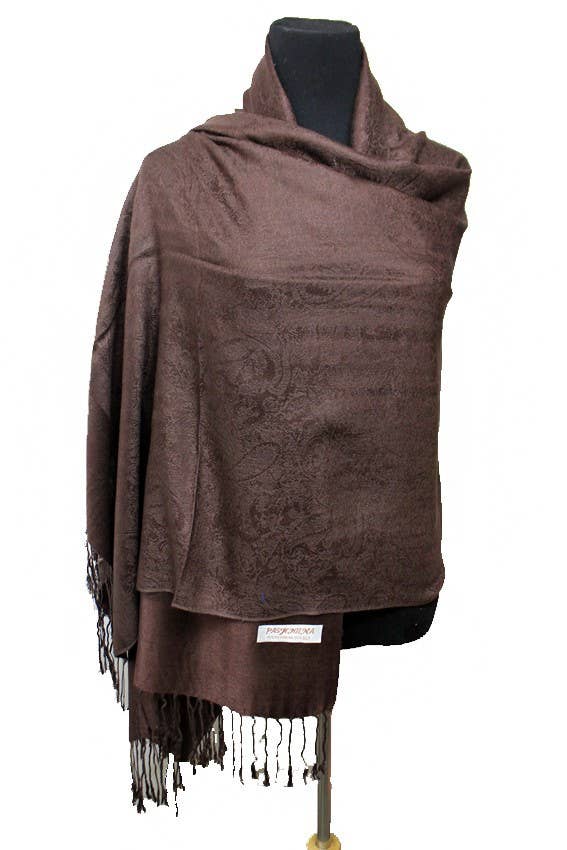 Cap Zone - Venta al por mayor Bufanda - Mujer - Chal de Pashmina con Estampado Cachemir de Colores33