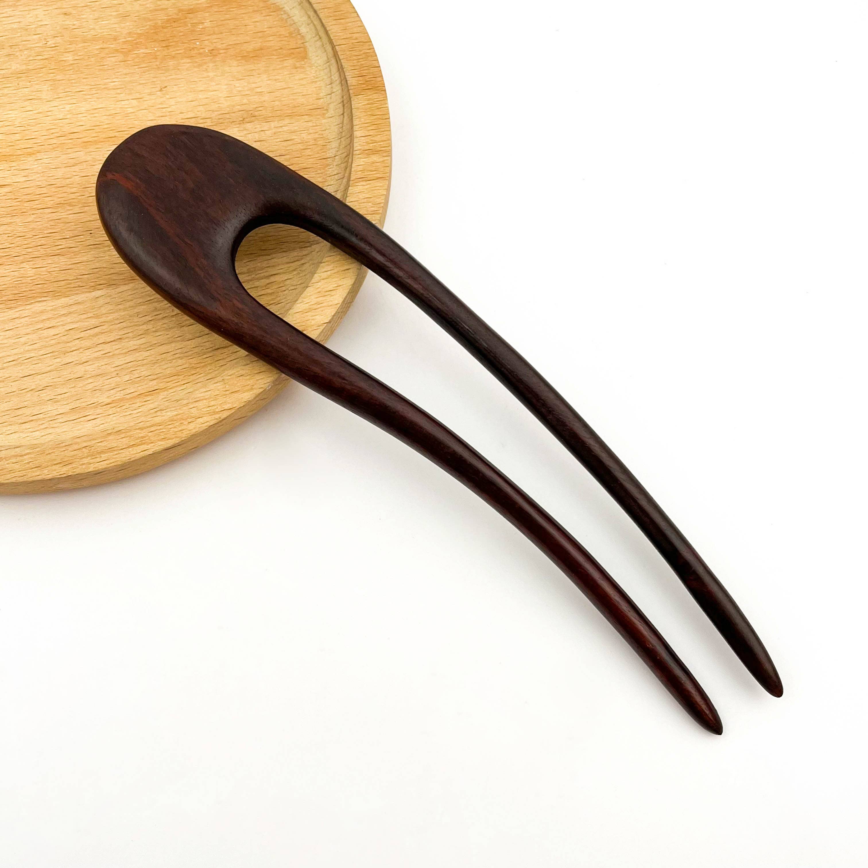 TheDivaSoap - Venta al por mayor Horquillas para el pelo - Horquilla de Madera en Forma de U1