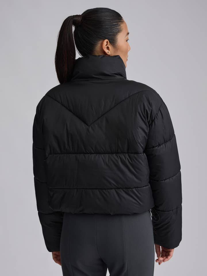 NVLT - Wholesale Puffer Jacket - Women's - Y4729NVL - CIRE CROP PADDED PUFFER6
