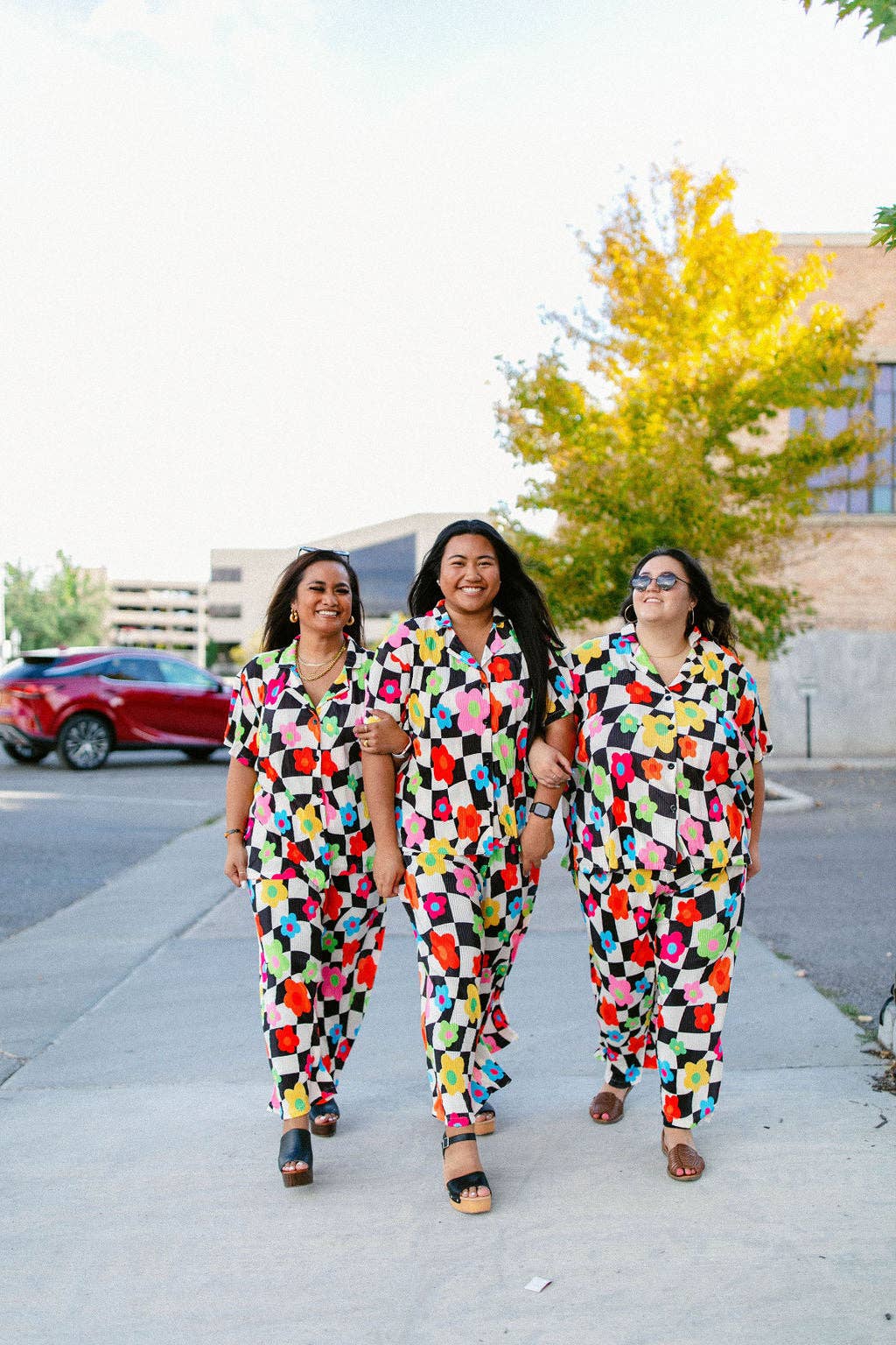 Taby Originals – wholesale Set med topp och byxa – Dam – TABY ORIGINAL: In My Blooming Era Plisse Set I STORLEKAR XS-5X***5