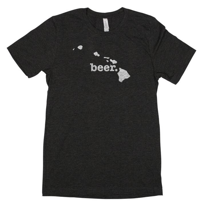 bière. T-shirt unisexe pour hommes - Hawaï pour la vente par Home State Apparel