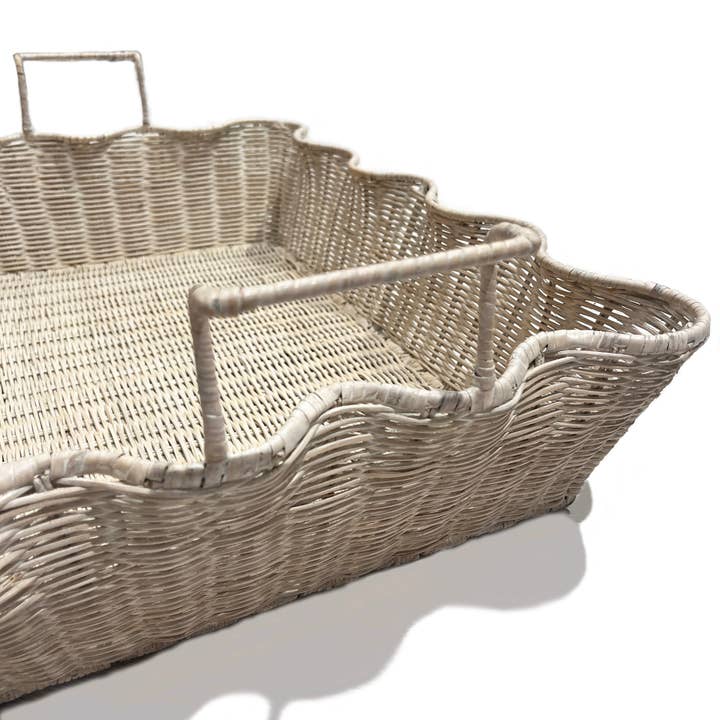 Matahari - Wholesale Decorative Tray - Small Scalloped Tray