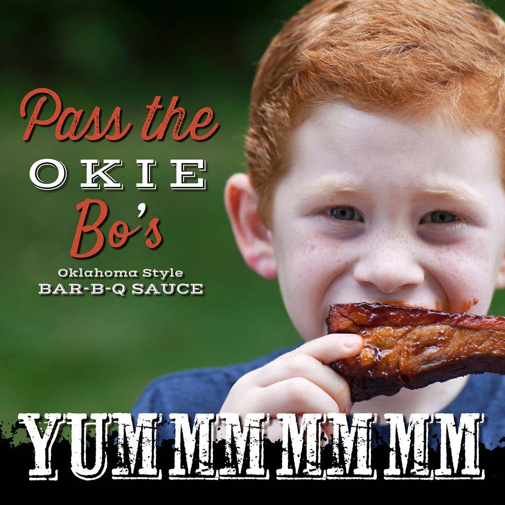 Okie Bo’s BBQ Sauce – Engroshandel BBQ-sauce – Okie Bo"s originale BAR-B-Q-sauce 16 oz.7