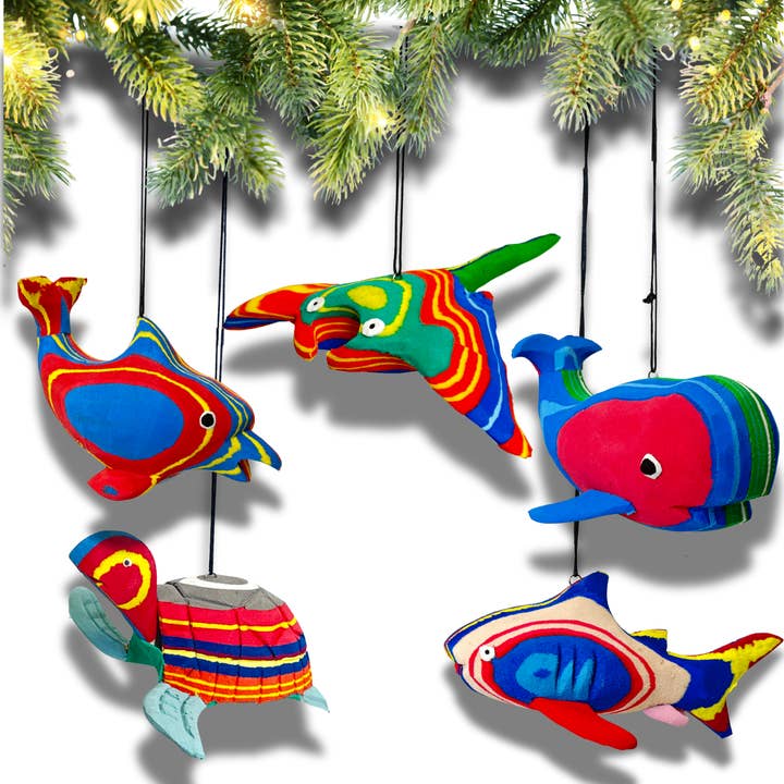 Ocean Sole - Wholesale Ornament - Small Marine Christmas Ornaments1