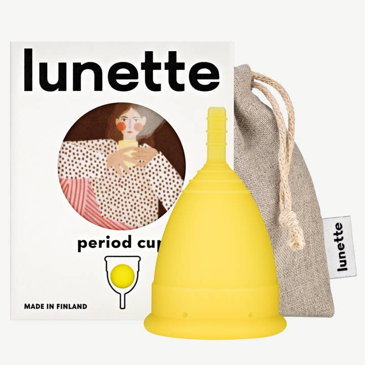 Lunette Period Cup Yellow Size 1 & 2 for wholesale on Faire1