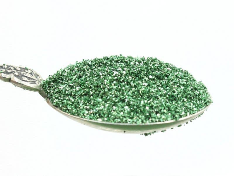 Skov Grøn Forest Green-Sparkly Tysk Glas Glitter- Fin 90 grus, 25g for engroshandel på Faire4