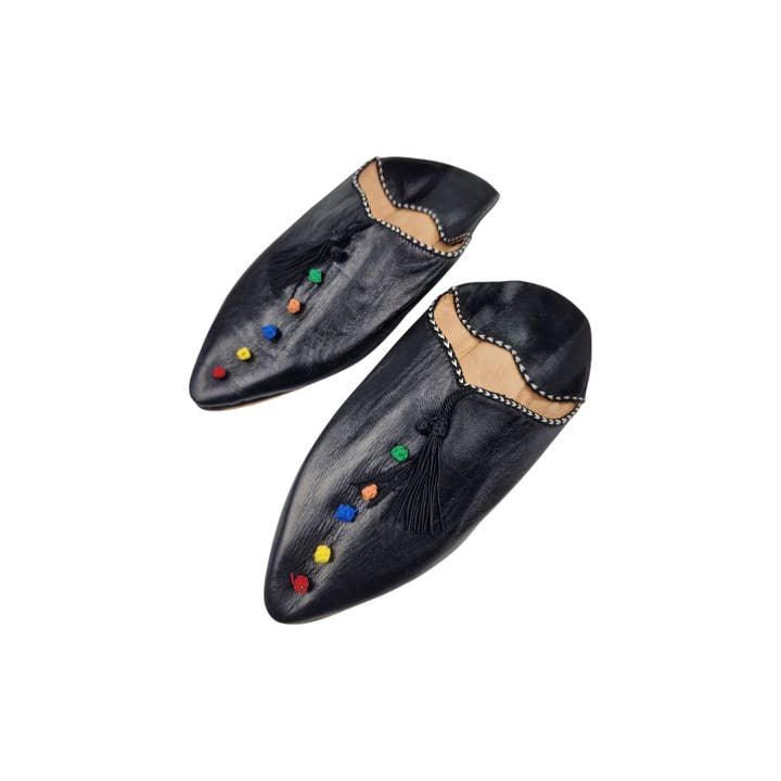 Marrakech Crafts - Wholesale Slippers – Women's - Babouche slipper in Moroccan leather for women5