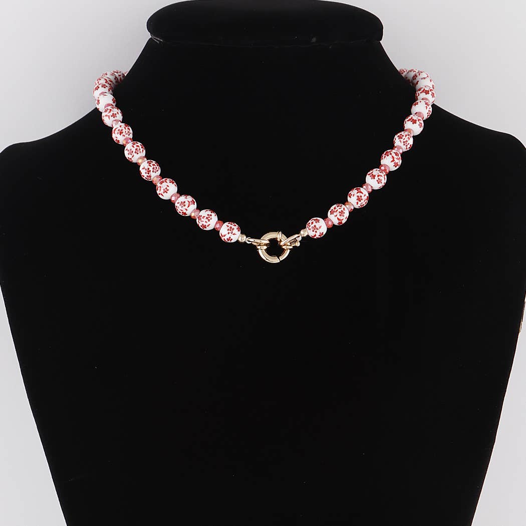 3AM BY H&D ACCESSORIES - Vente Collier de perles - Collier en perles de fleurs1