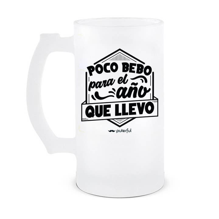 Puterful - Wholesale Beer Glass/Mug - 500ml Beer Mug - I don't drink for the year I've been