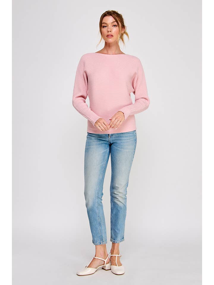 Allie Rose - Wholesale Knit Sweater - Women's - Soft Ribbed Fine Gauge Pullover Dolman7