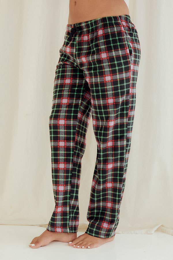 Best Underwear Line – Engroshandel Pyjamasunderdel - Dame – Youmita Lady Plaid Fleecebukser11