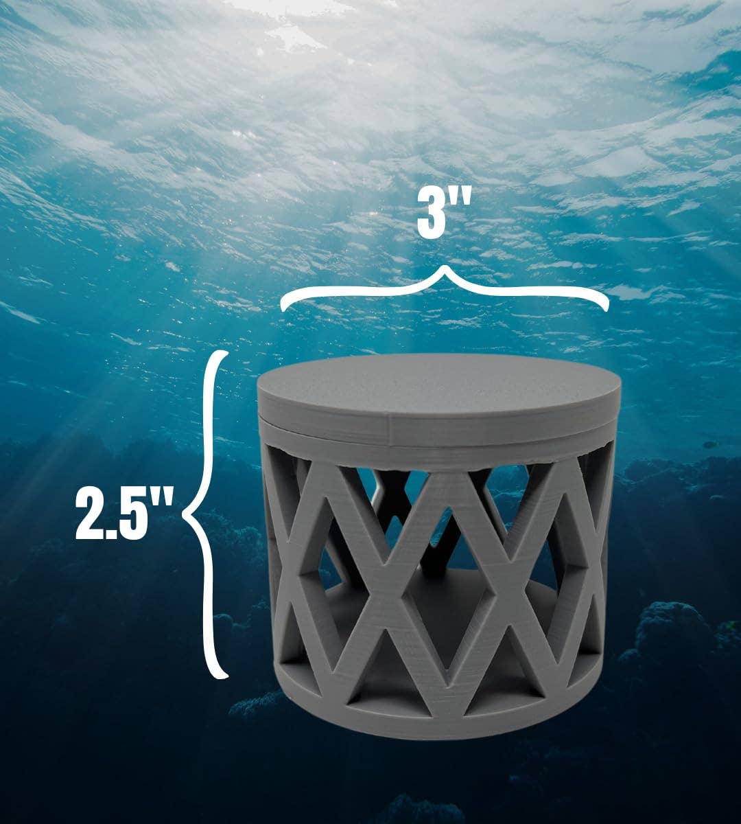 Chatelet - Wholesale Decorative Tabletop Object - REEFSHAPE Aquarium Mushroom Coral Cage | Protects Coral or Anemones | Open Design Allows Water Pass-Through | Made in USA3