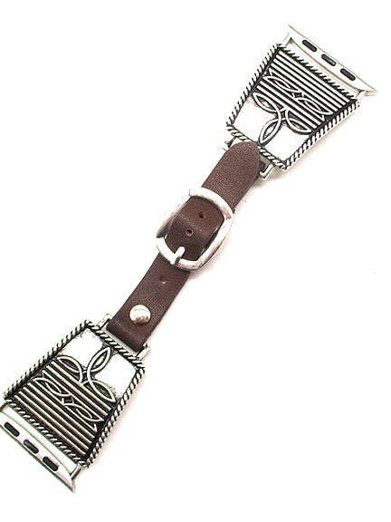Western Boot Stitch Apple Watch Band for wholesale by Snowing West