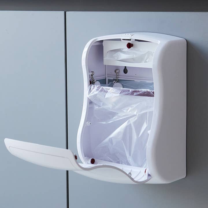 senseQ - Wholesale Trashcan/Trash Bin - Hanging Trash Can, Lid, Air Mini Wall-mounted Garbage bin 3L