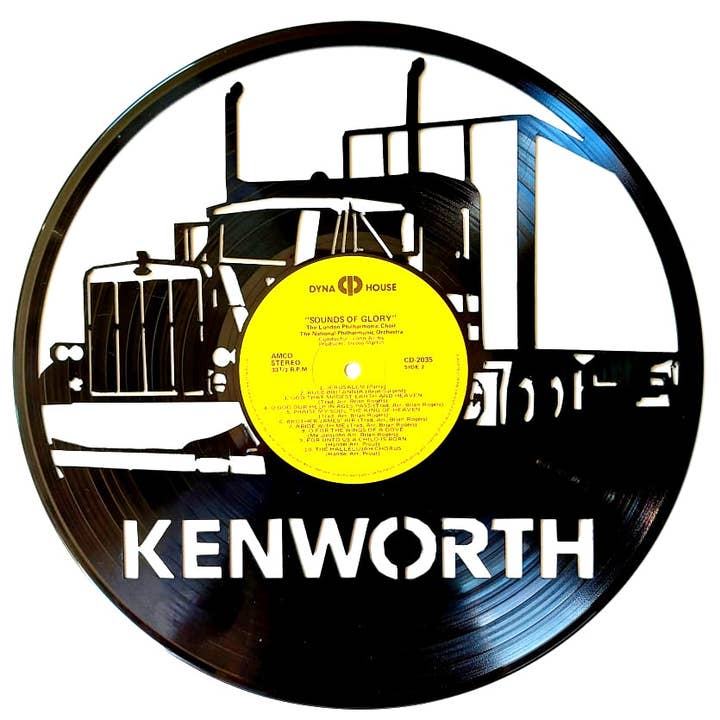 Vinyl Record Art - Kenworth Truck for wholesale by Broken Record