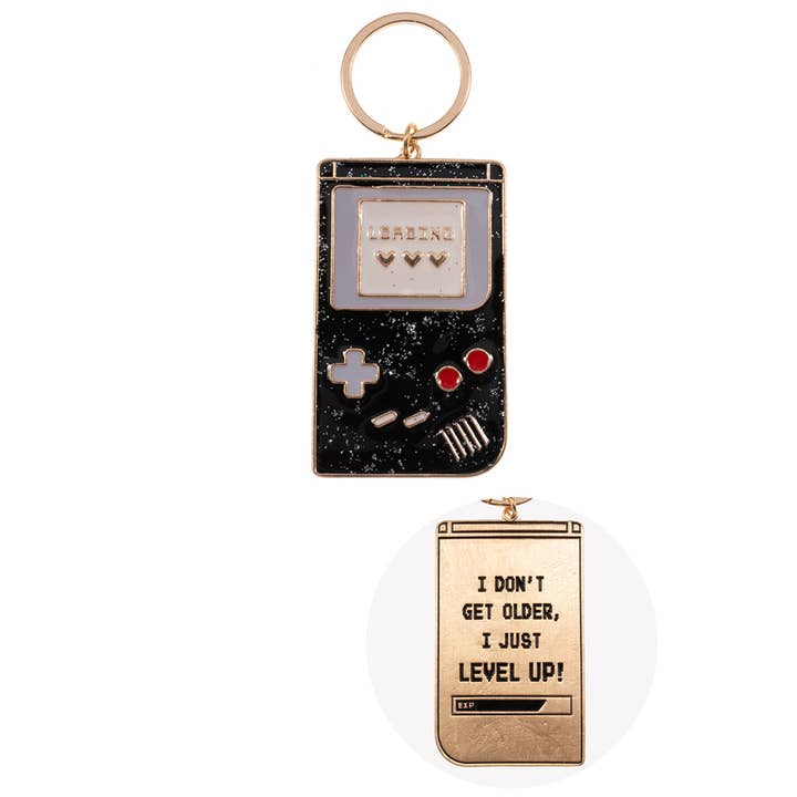Fashion City - Wholesale Keychain - Women's - Retro Glitter Gameboy Inspiration Keychain