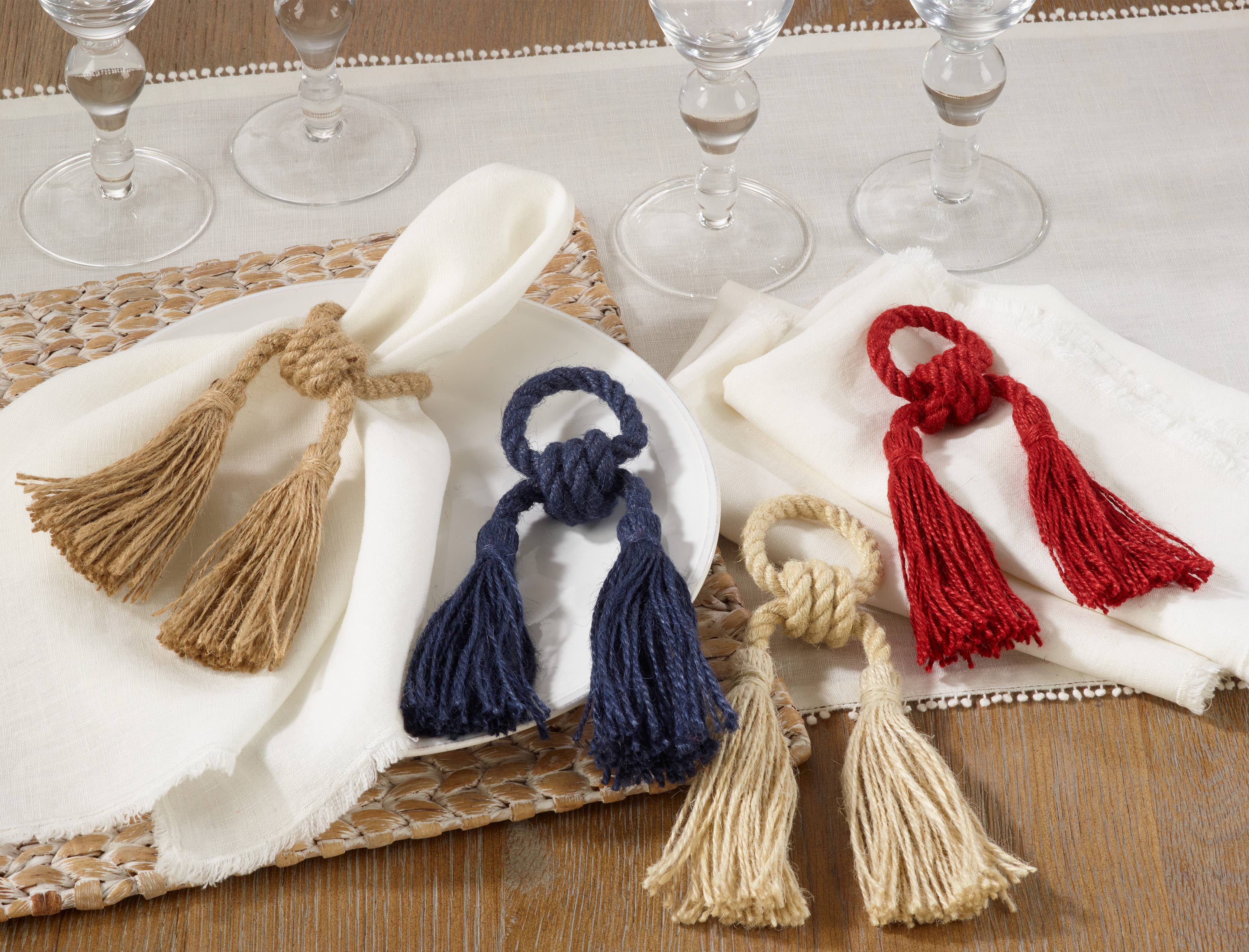 Saro Lifestyle - Wholesale Decorative Tassel/Wall Drop - Jute Tassel - 7.5"1