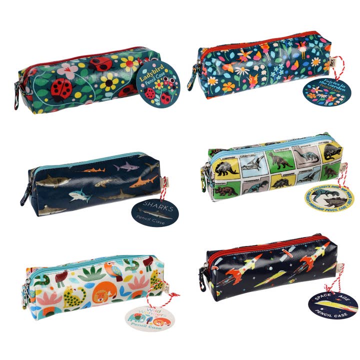 Bobangles - Wholesale Pencil case/pouch - Rex London Pencil Case Multipack/12 Assorted