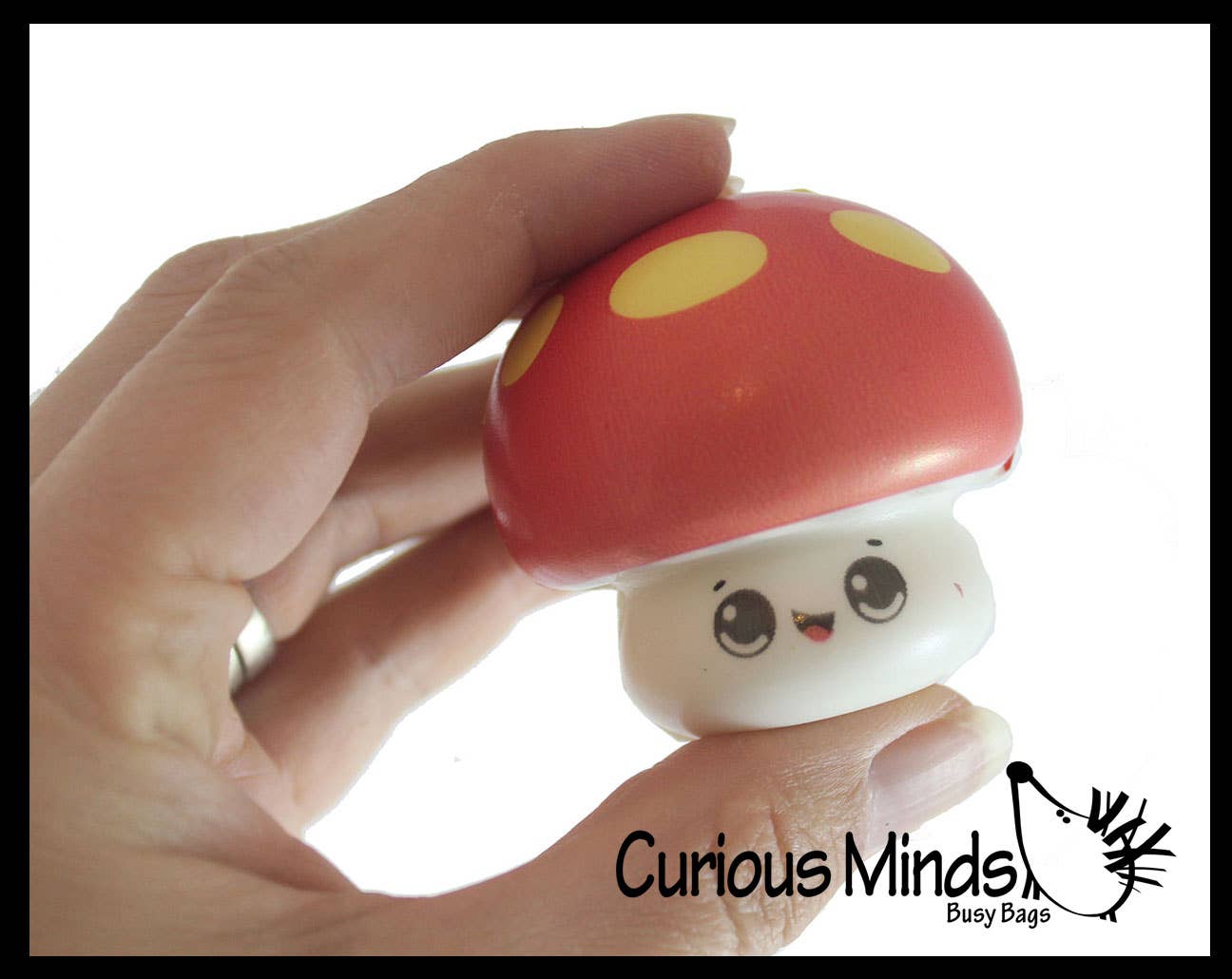 Curious Minds Toys - Wholesale Squishy Toy - Kids & Baby - Set of 1 Cute Mushroom Micro Slow Rise Squishy Toys- Memory8