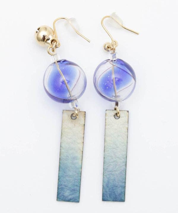 Ametsuchi by Amina Collection - Wholesale Dangle Earrings - FURIN Wind Chime Earrings7