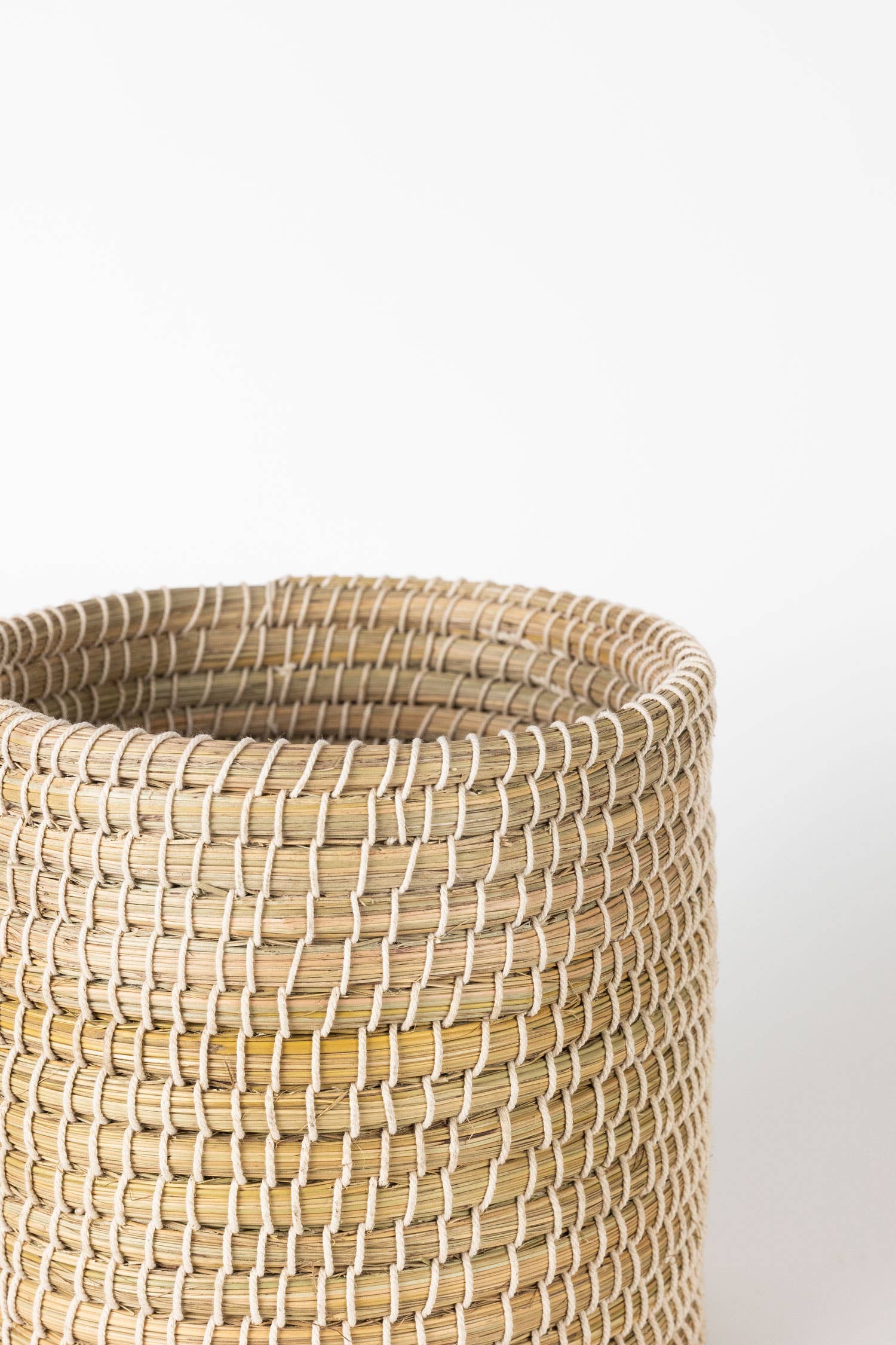 Ten Thousand Villages - Wholesale Basket - Kaisa Cylinder Basket 10''1
