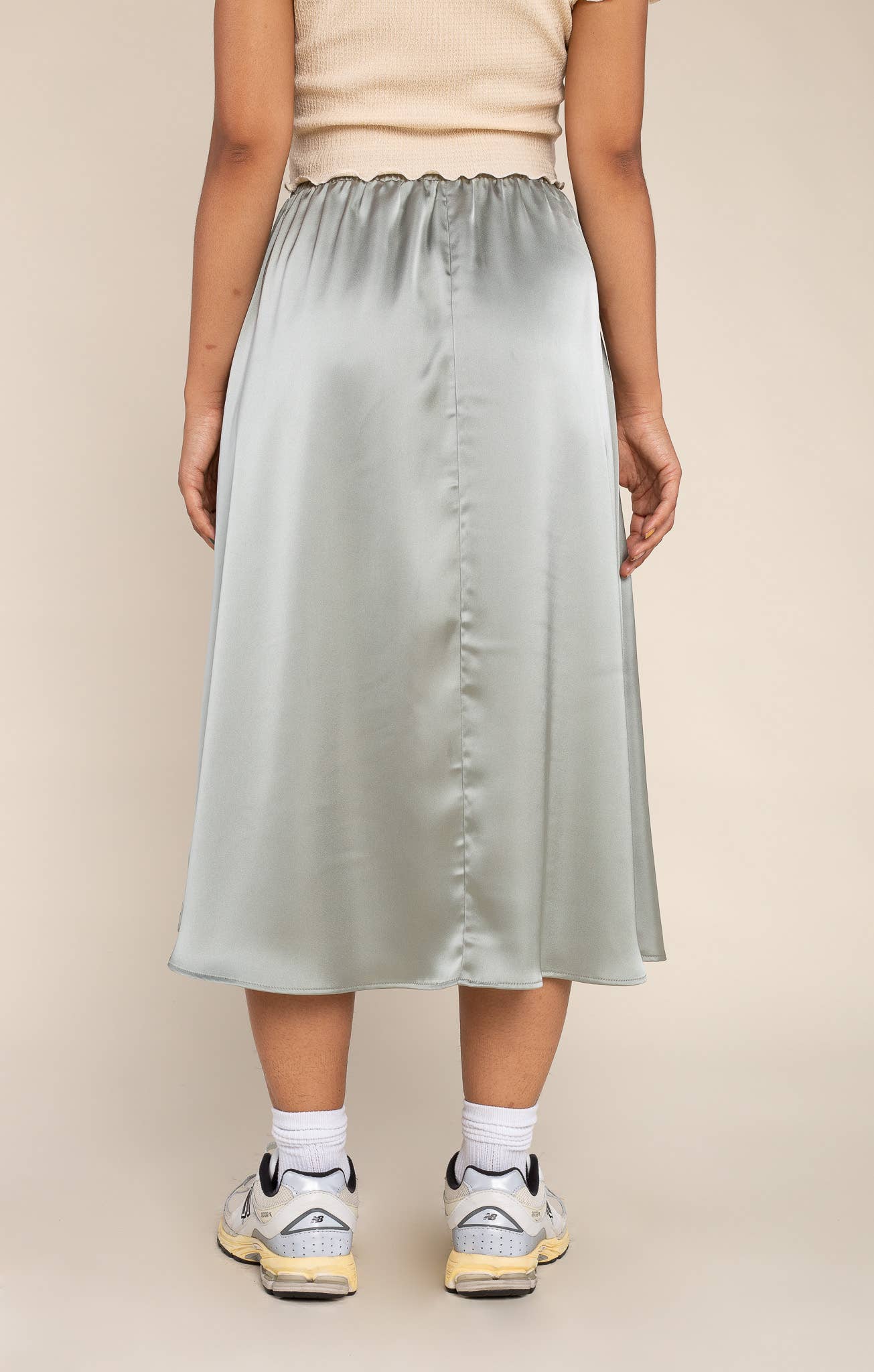 NLT - Wholesale Skirt - Women's - Satin Midi Skirt - Plus Size9