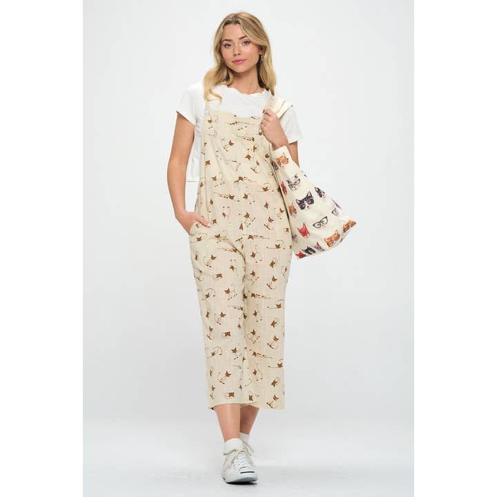 SM WARDROBE - Wholesale Tote Bag - Women's - KITTY WITH GLASS TOTE BAGS
