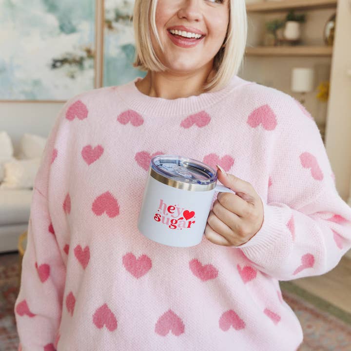 Effortless Elegance Boutique - Vendita all'ingrosso Bicchiere/tazza termica - Hey Sugar, tazza da viaggio a doppia parete, 14 oz1