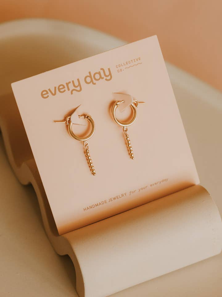 Beaded Hoop Charms for wholesale by Every Day Collective Co.