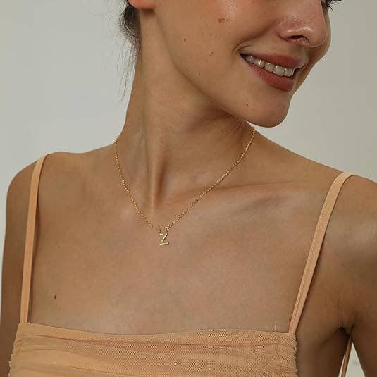 MRKD for Life - Wholesale Pendant/Charm Necklace - Dainty Initial Necklace - 14k Gold5