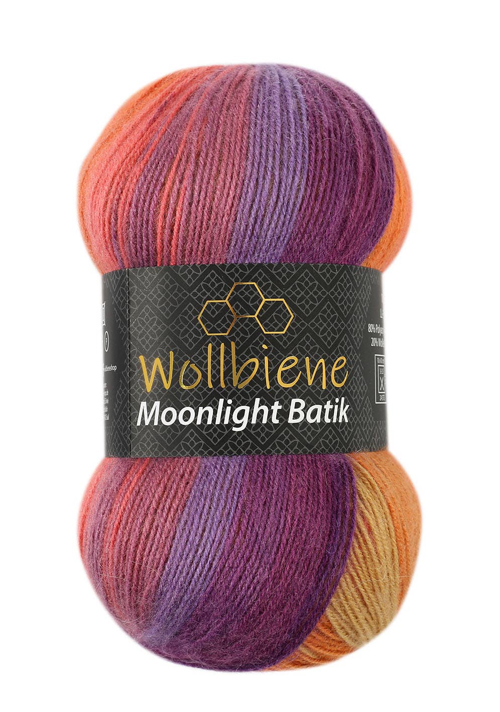 Wollbiene - Wholesale Yarn - Wool Bee Moonlight Batik Crochet Knitting Wool DIY6