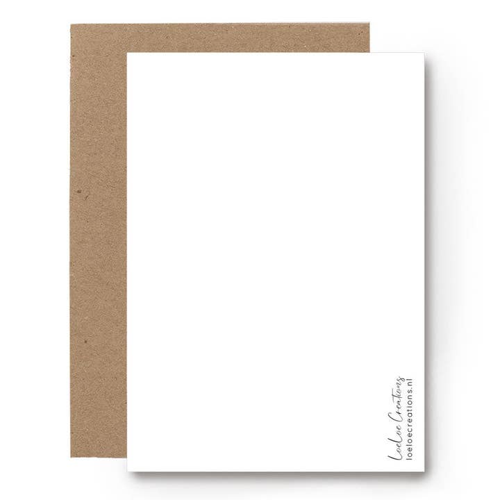 LoeLoe Creations - Venta al por mayor Tarjetas de felicitación - Clavel azul