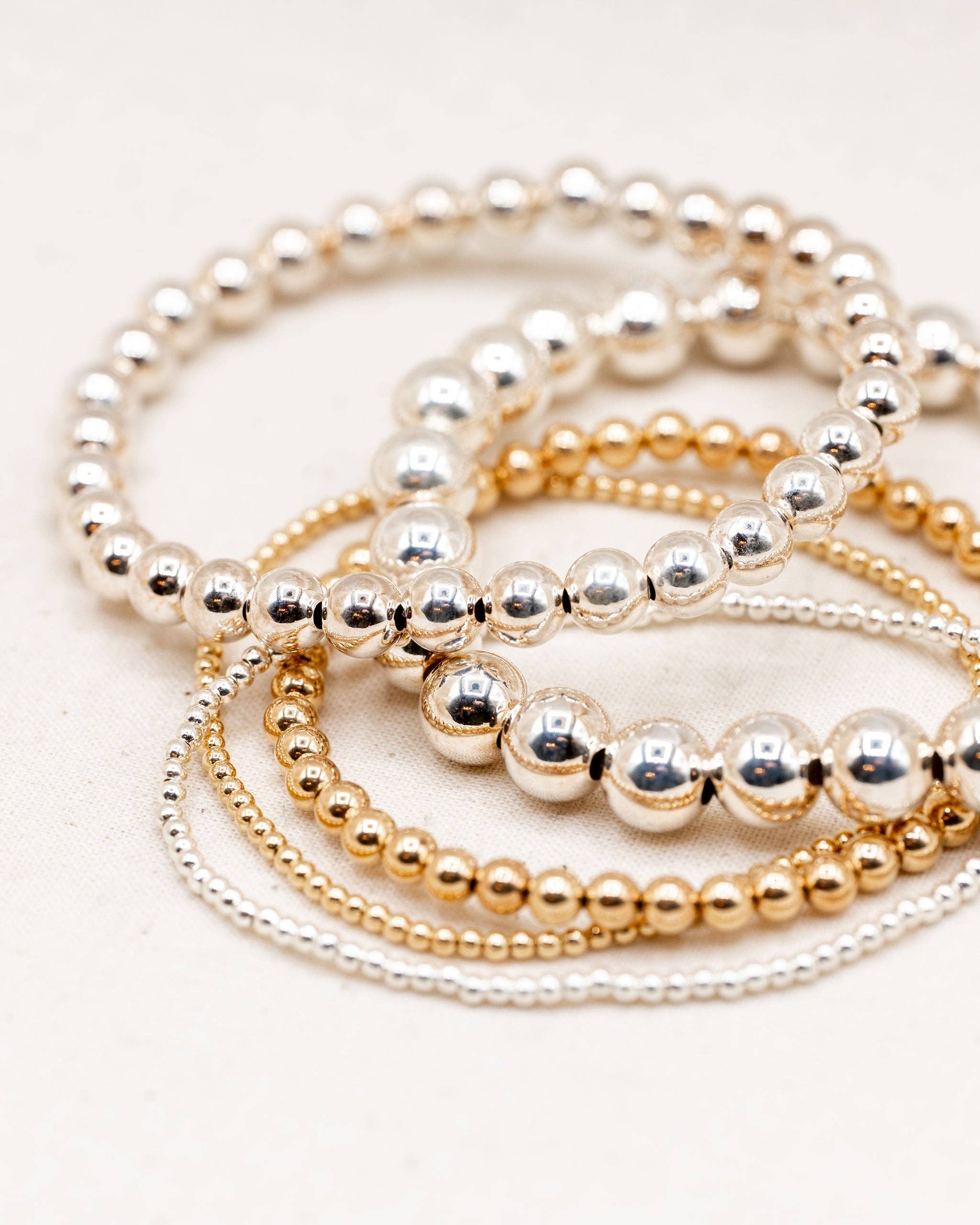 Nautically Northern - Wholesale Beaded Bracelet - Sterling Silver Beaded Bracelets5