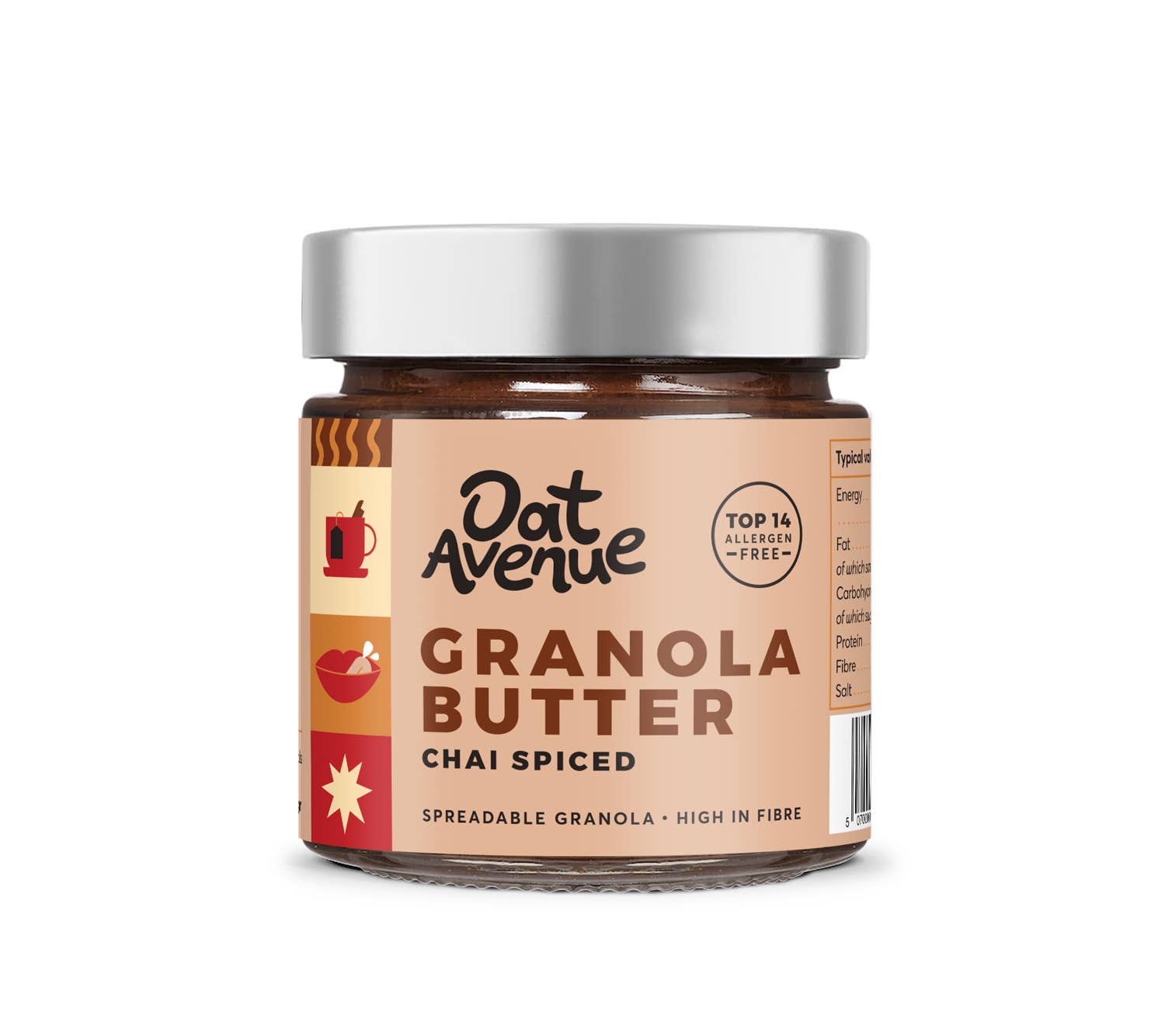 Oat Avenue – Engroshandel Nøddesmør – Granola Smør - Chai Krydret0