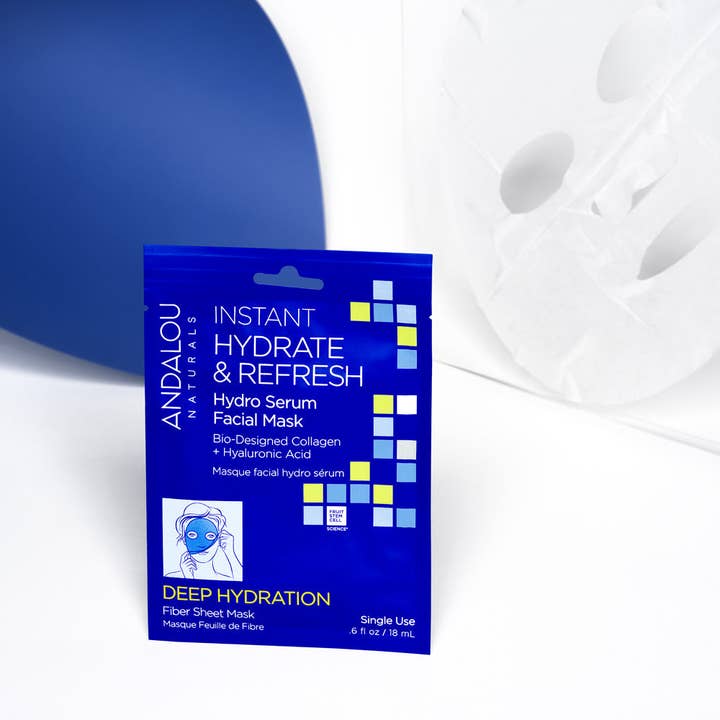 Andalou - Wholesale Skincare Face Mask - Deep Hydration Instant Hydrate & Refresh Sheet Mask3