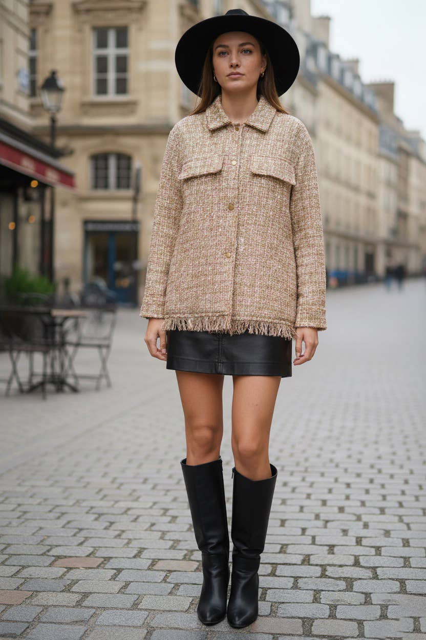 MOOYA - Wholesale Jacket - Women's - Oversized sequined jacket - S193