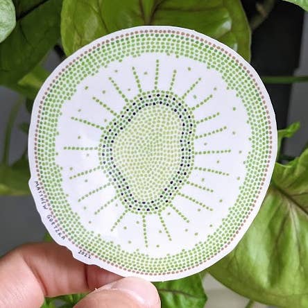Kiwi Sticker for wholesale by Matthew Goetzka ~ The Patient Artist
