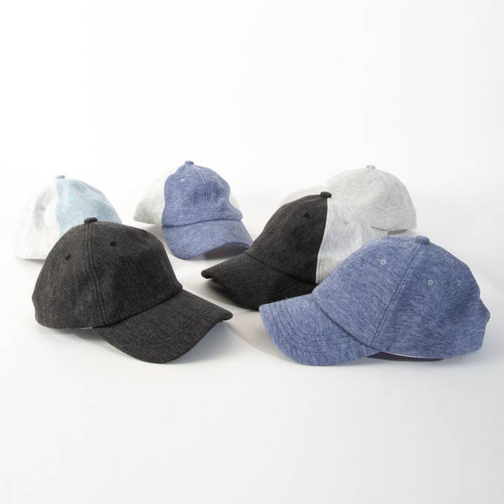 Sale - 12 Piece Charlotte Fleece Baseball Cap Assortment for wholesale by Howard's